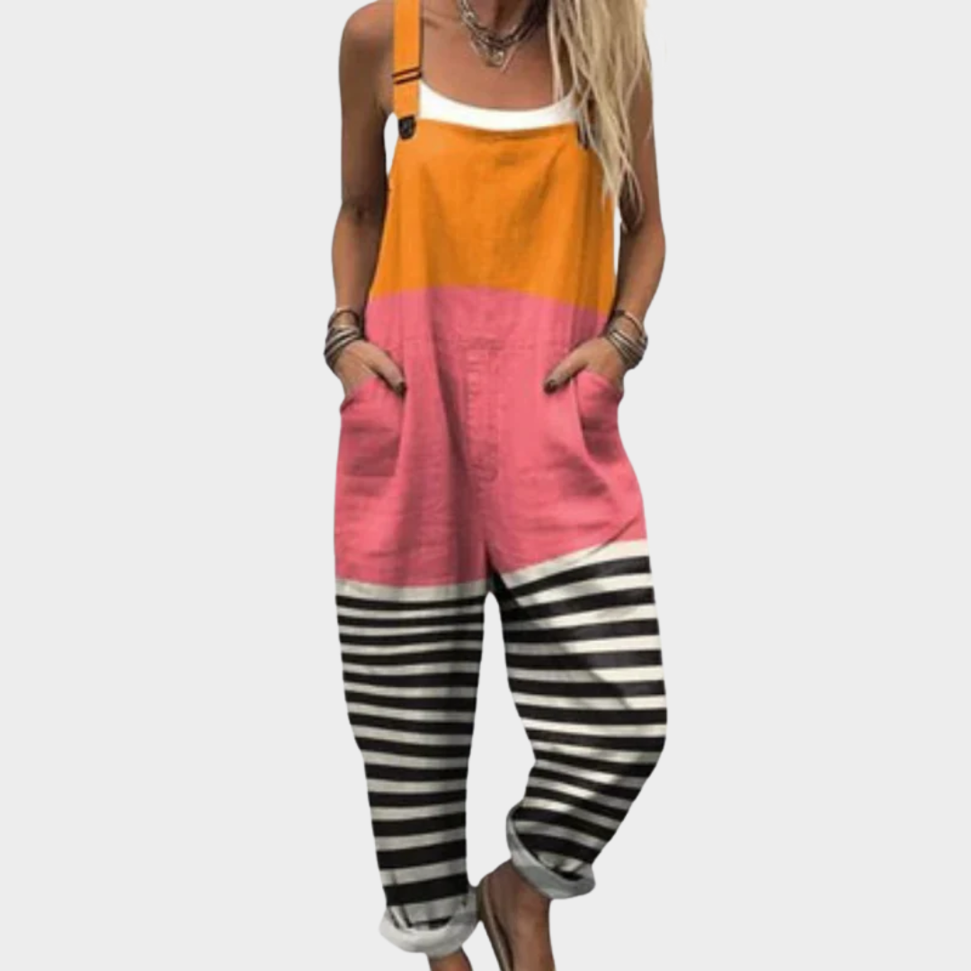 Vera | Mönstrad bekväm jumpsuit