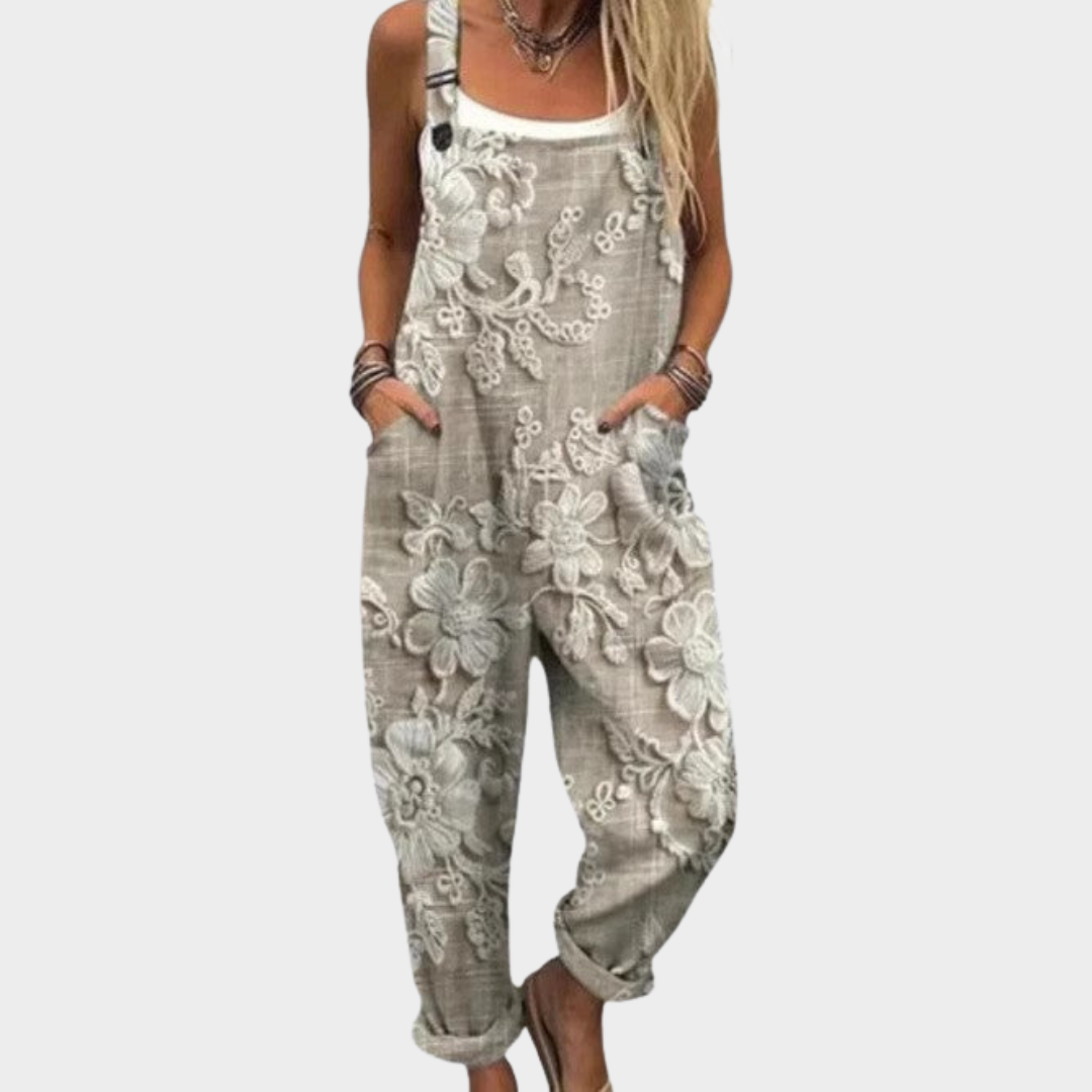 Asta | Mönstrad bekväm jumpsuit