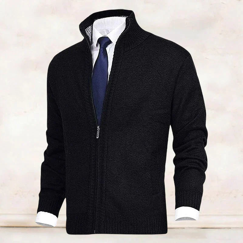 Långärmad cardigan för herr