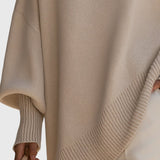 Kimia – oversized stickad tröja med rund halsringning