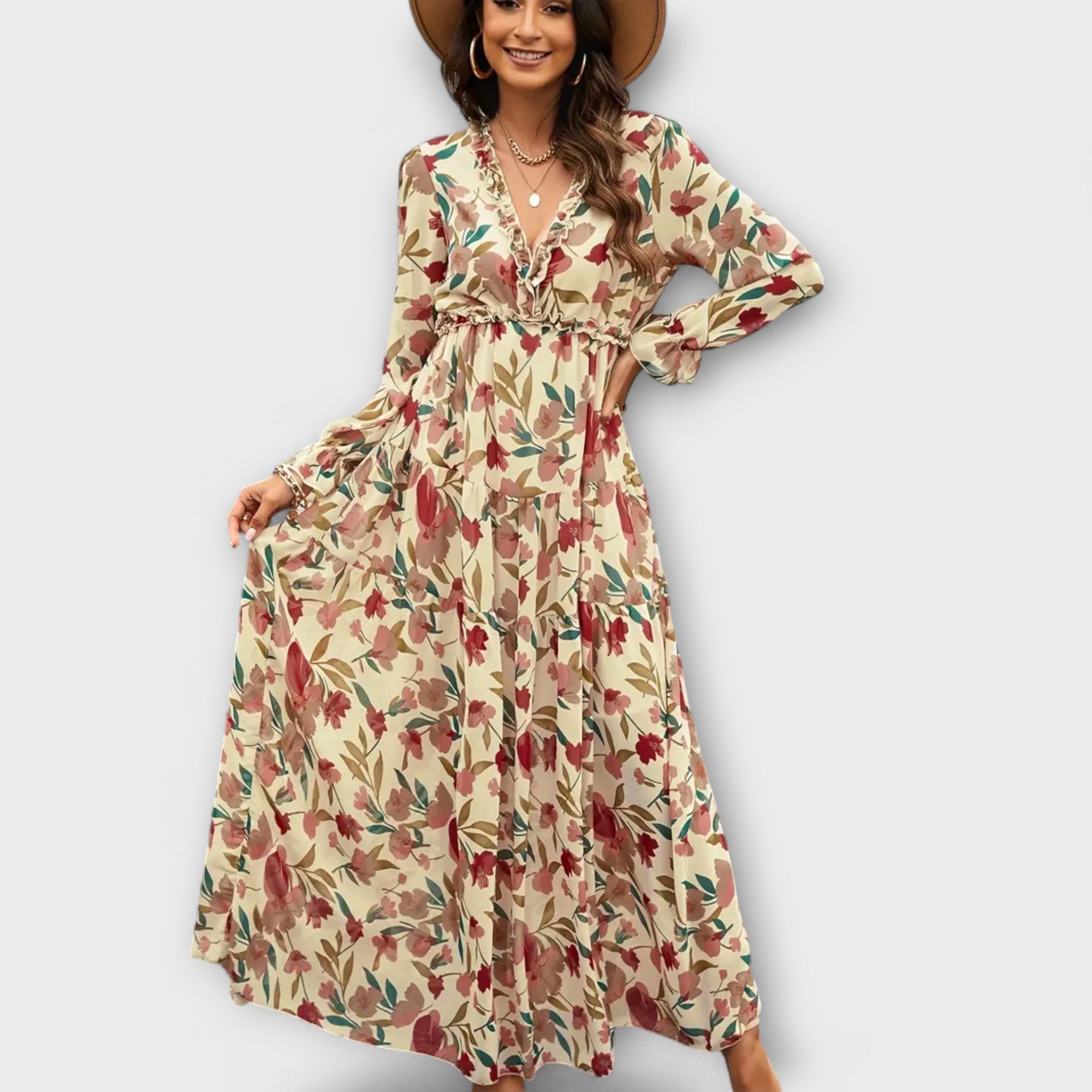 Produktbild – Ynah – Elegant Maxi Klänning