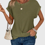 Produktbild – Isa – Elegant rundhalsad blus