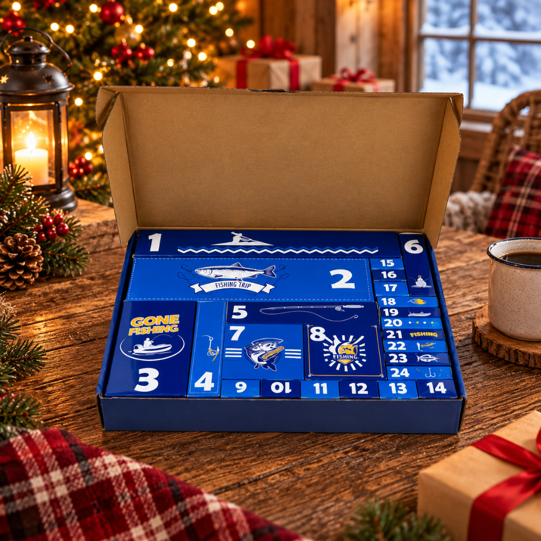 JuleFiske™ fiskeadventskalender – 24 fisketillbehör – bild 10