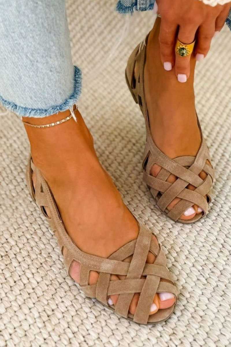 Chloé | Flätade sandaler med täckt tå