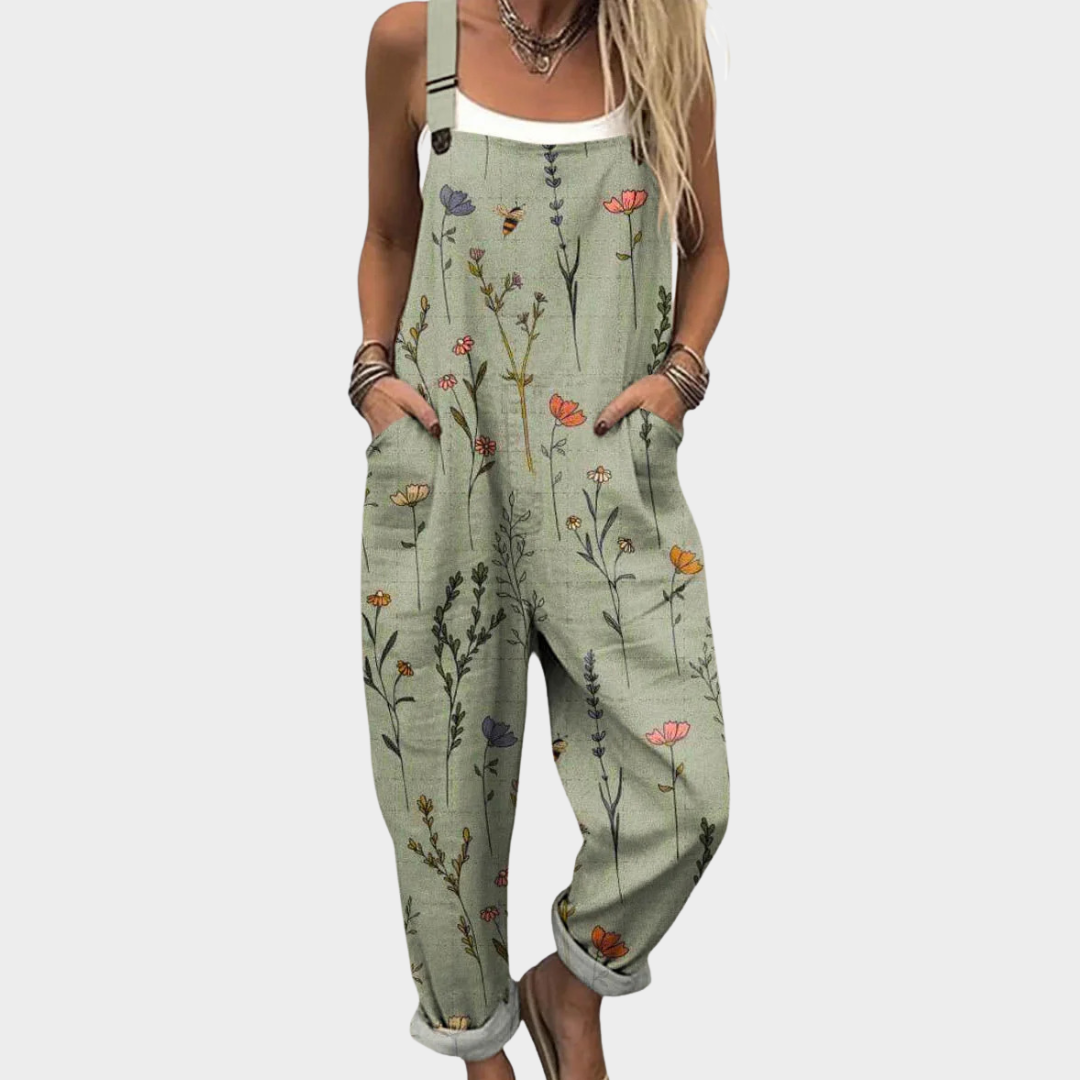 Elsa | Mönstrad bekväm jumpsuit
