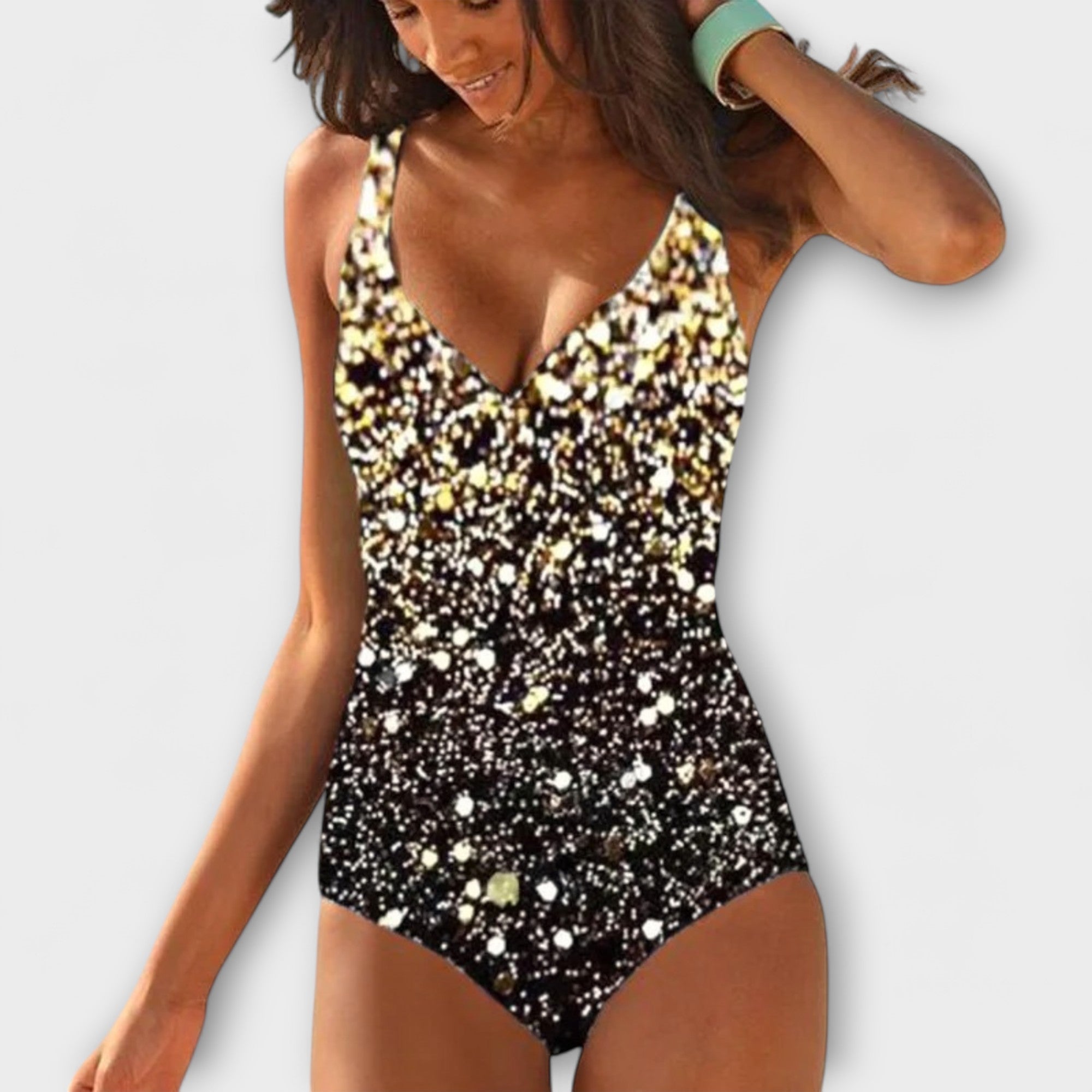 Produktbild – Hailey – Damens Wrap-Front Enstyckad Bikini Baddräkt