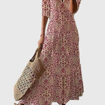 Produktbild – Amalia – Boho Vintage Sommarklänning