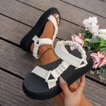 Produktbild – Aura – Iriserande Plattform Sandal