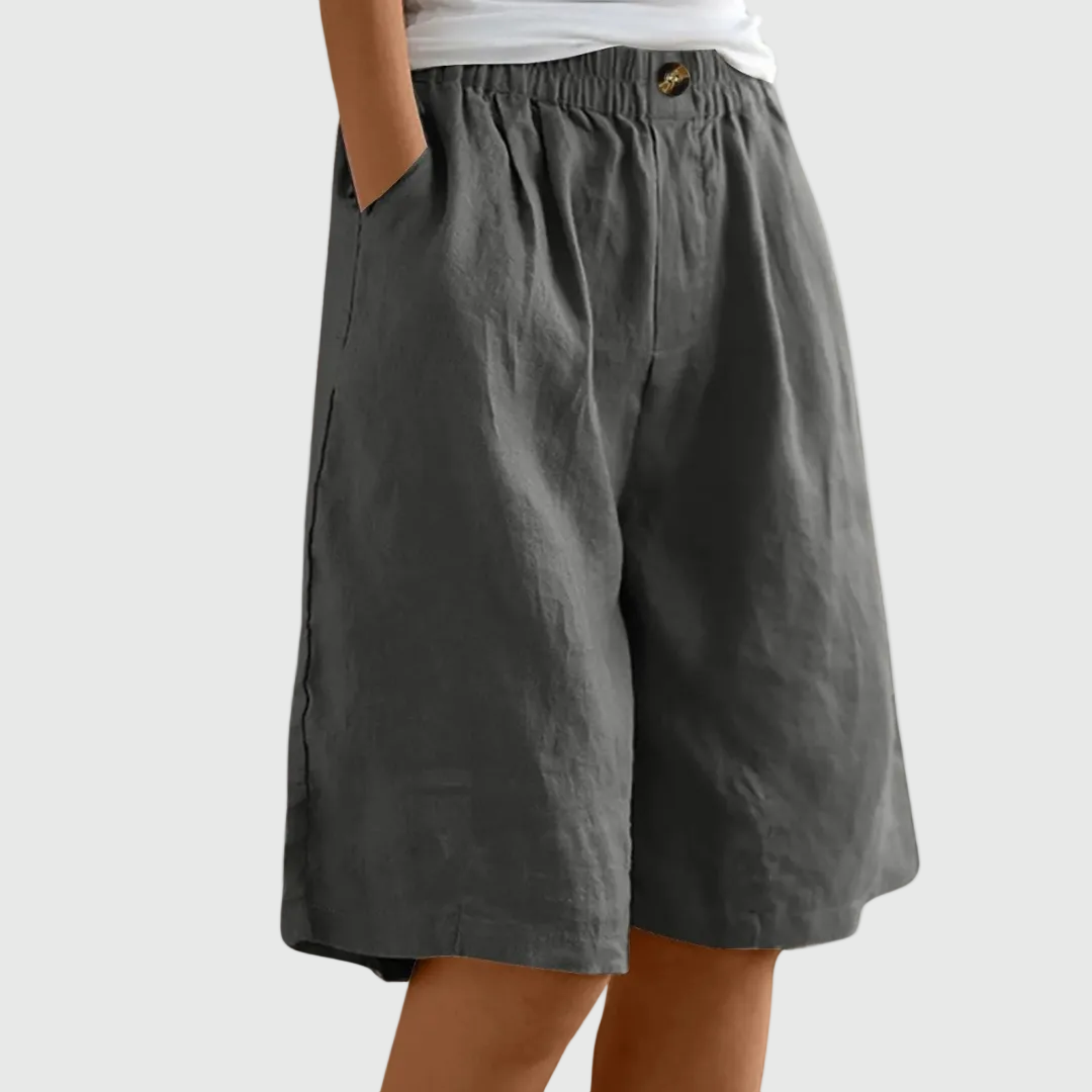 Ella | Vida shorts med resårmidja