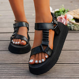 Produktbild – Aura – Iriserande Plattform Sandal
