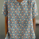 Ellia | Elegant blommig blus