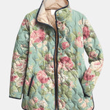 Claire | Quiltad jacka med gammaldags rosor