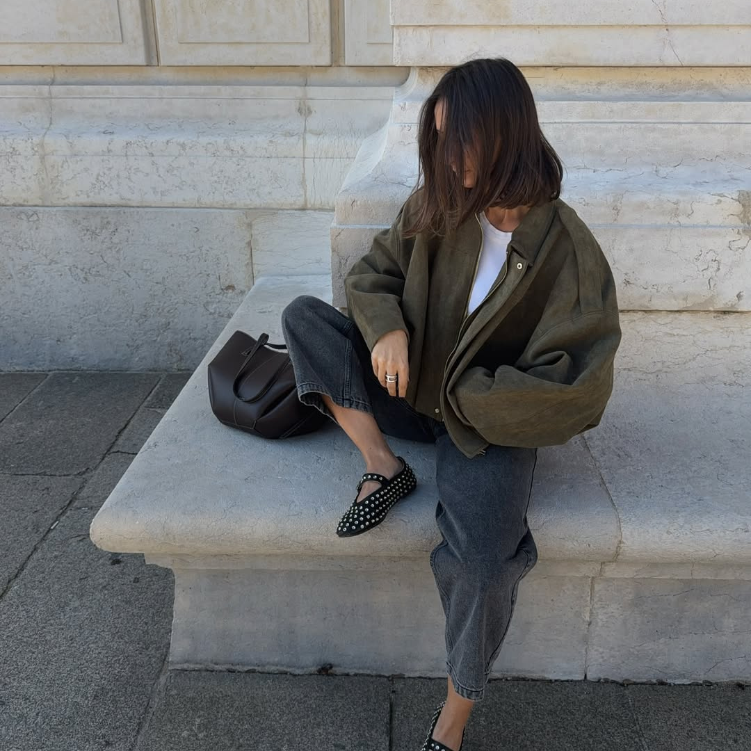 Clara | Jacka i faux mocka