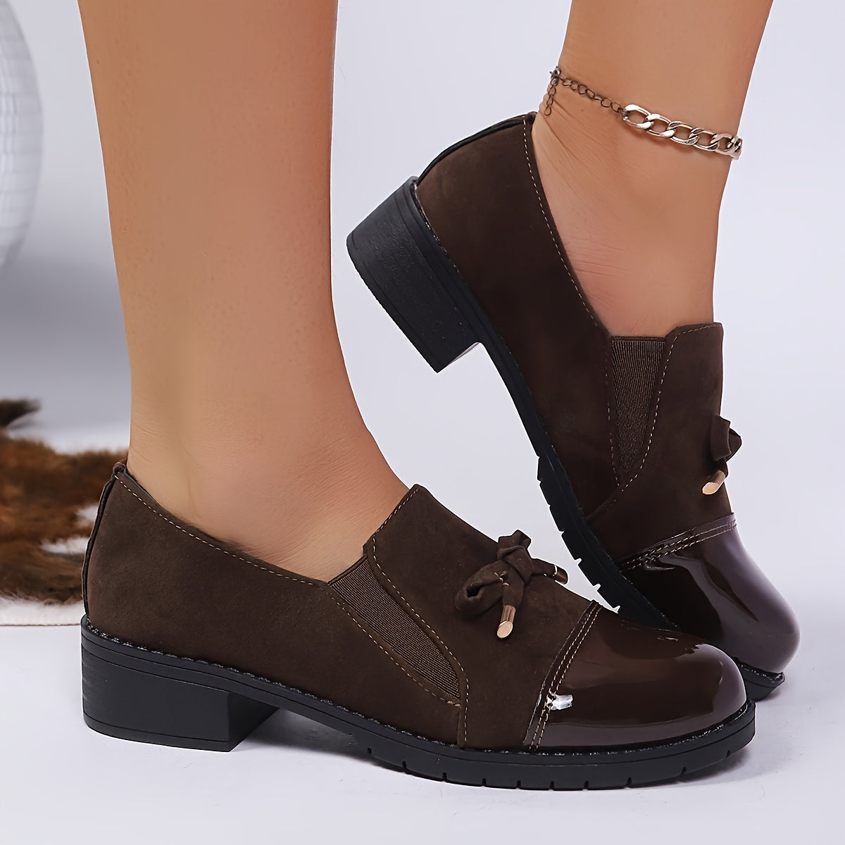 Camille | Bekväma loafers med lacktå