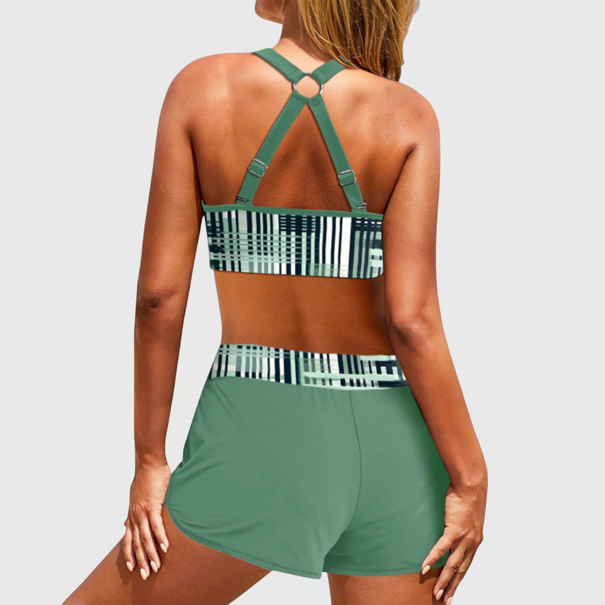 Produktbild – Janelle – Ribbad Högmidjad Bikini
