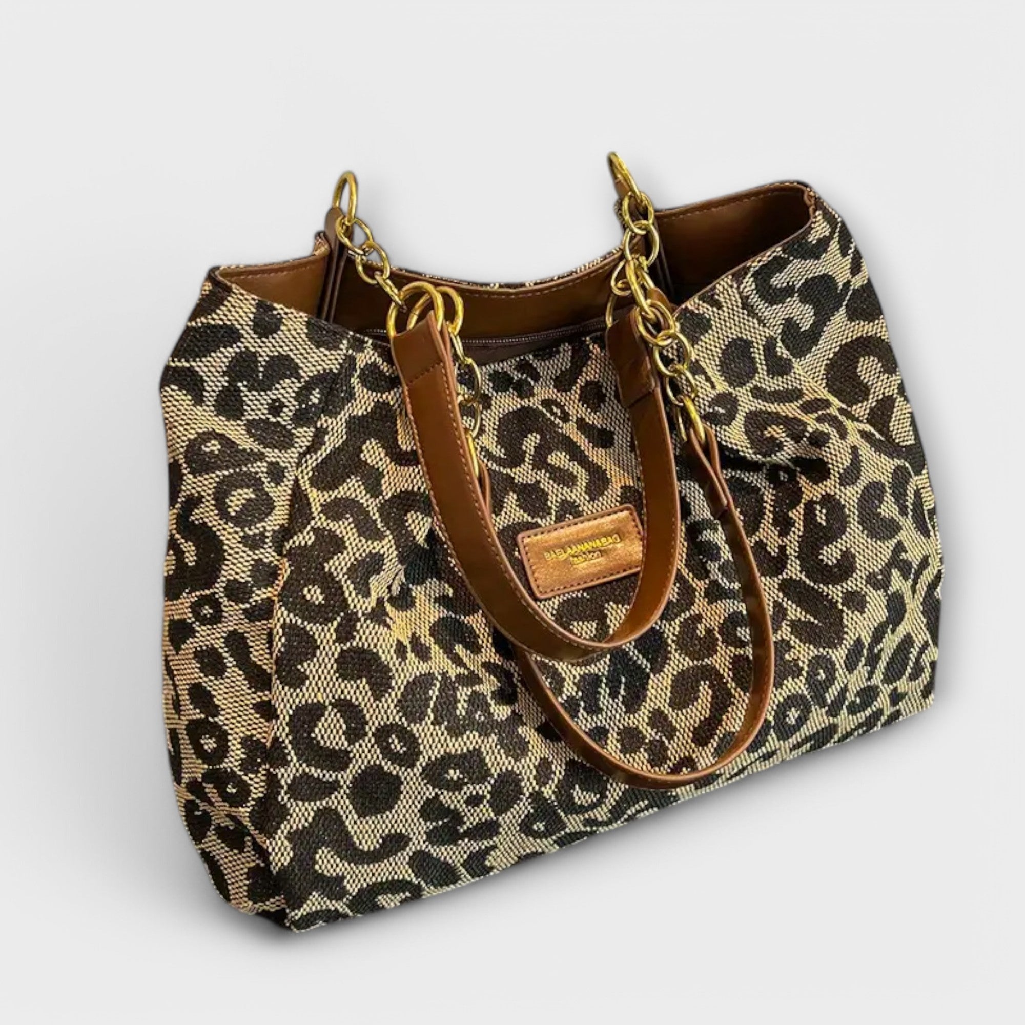 Produktbild – Olivia – Leopard Canvas Tote