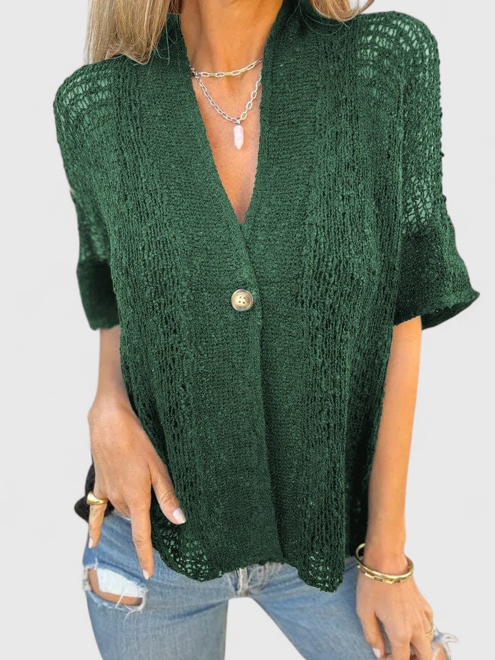 Produktbild – Calista – Elegant stickad skjorta