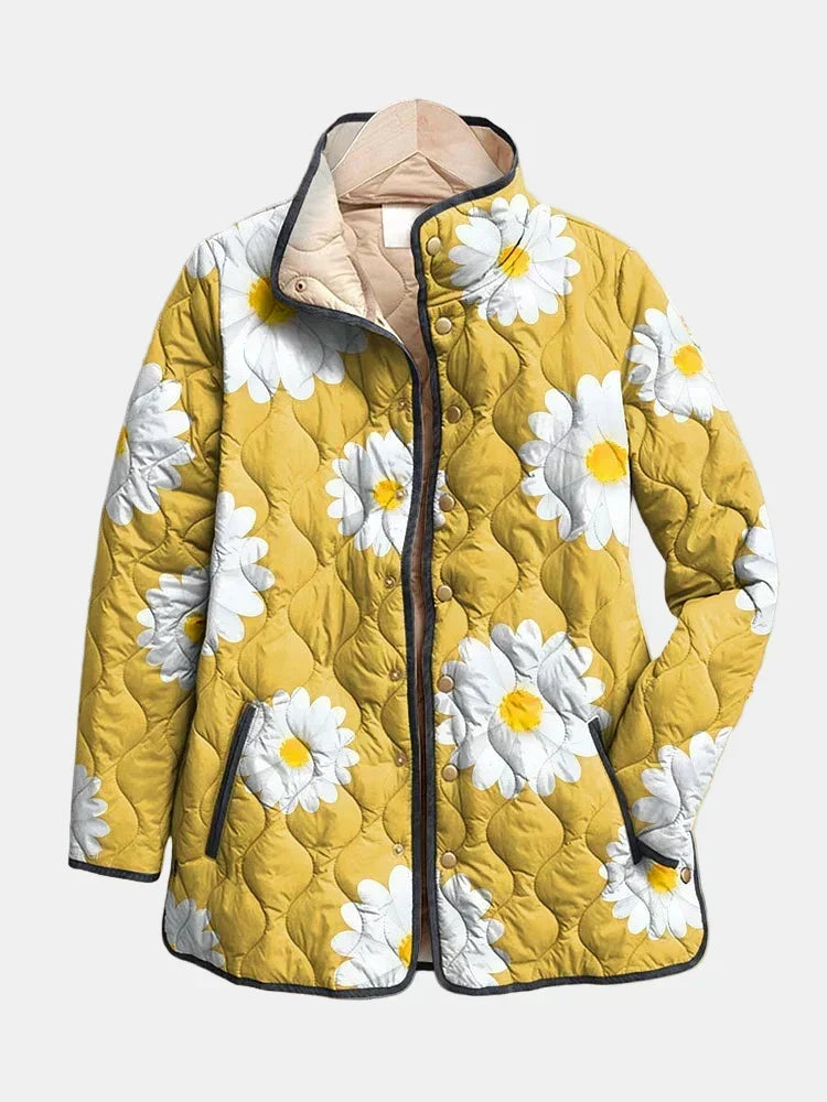 Élise | Quiltad jacka med prästkragar