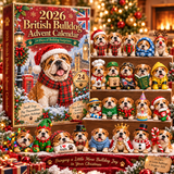 Busiga bulldoggar – adventskalender 2026 – bild 1