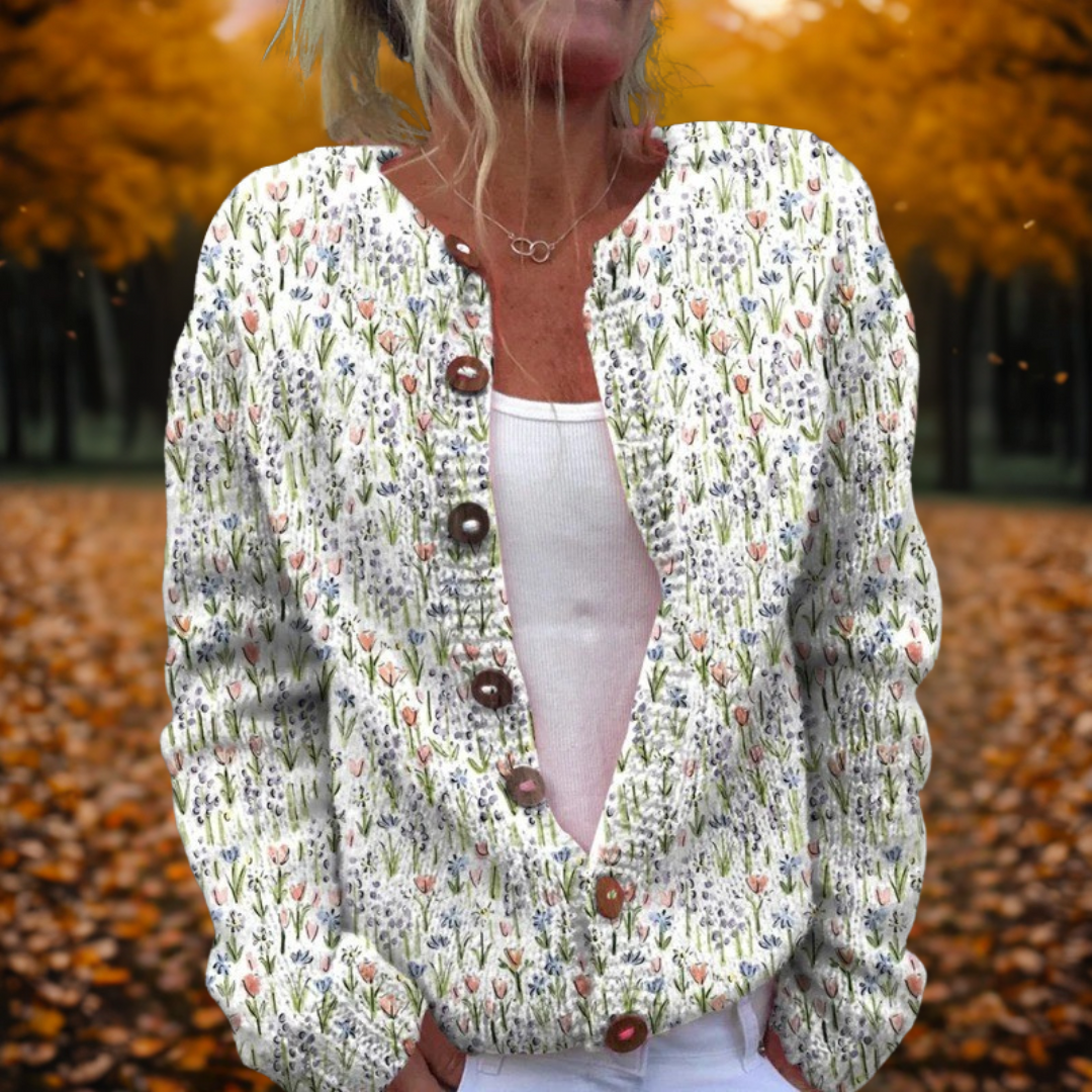 Produktbild – Michelle – Vårkonst Cardigan