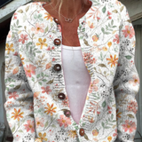 Élina | Cardigan med små fina blommor