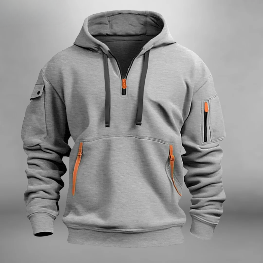 Mjuk hoodie för herr