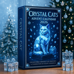 KatteKunst™ adventskalender – katter med kristallutseende – bild 1