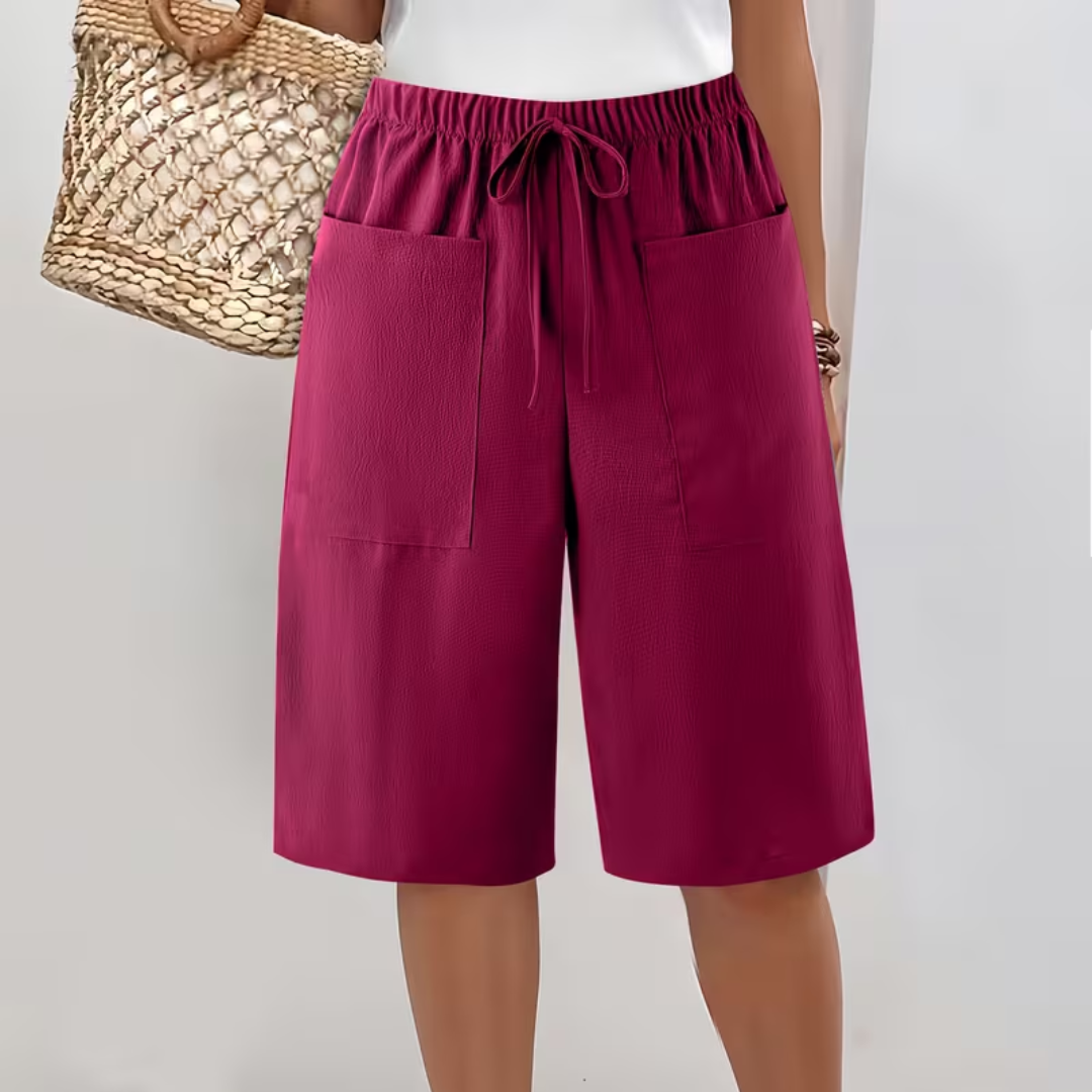 Camille | Eleganta långa shorts