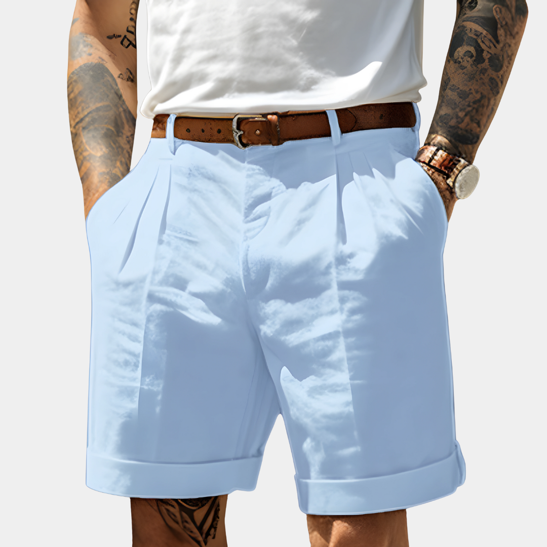Eleganta bermudashorts i ventilerande bomull
