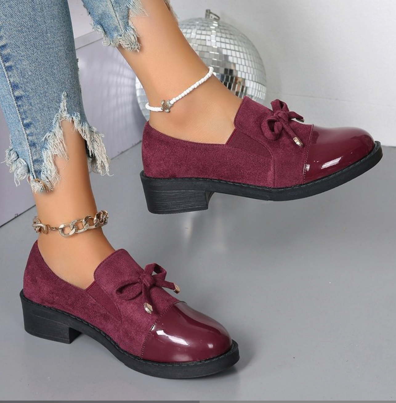 Eleganta loafers med mjukt stöd