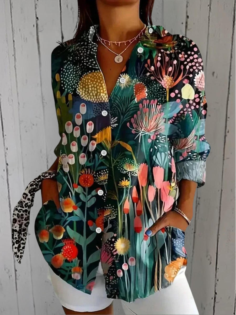 Claire | Färgstark sommarblus