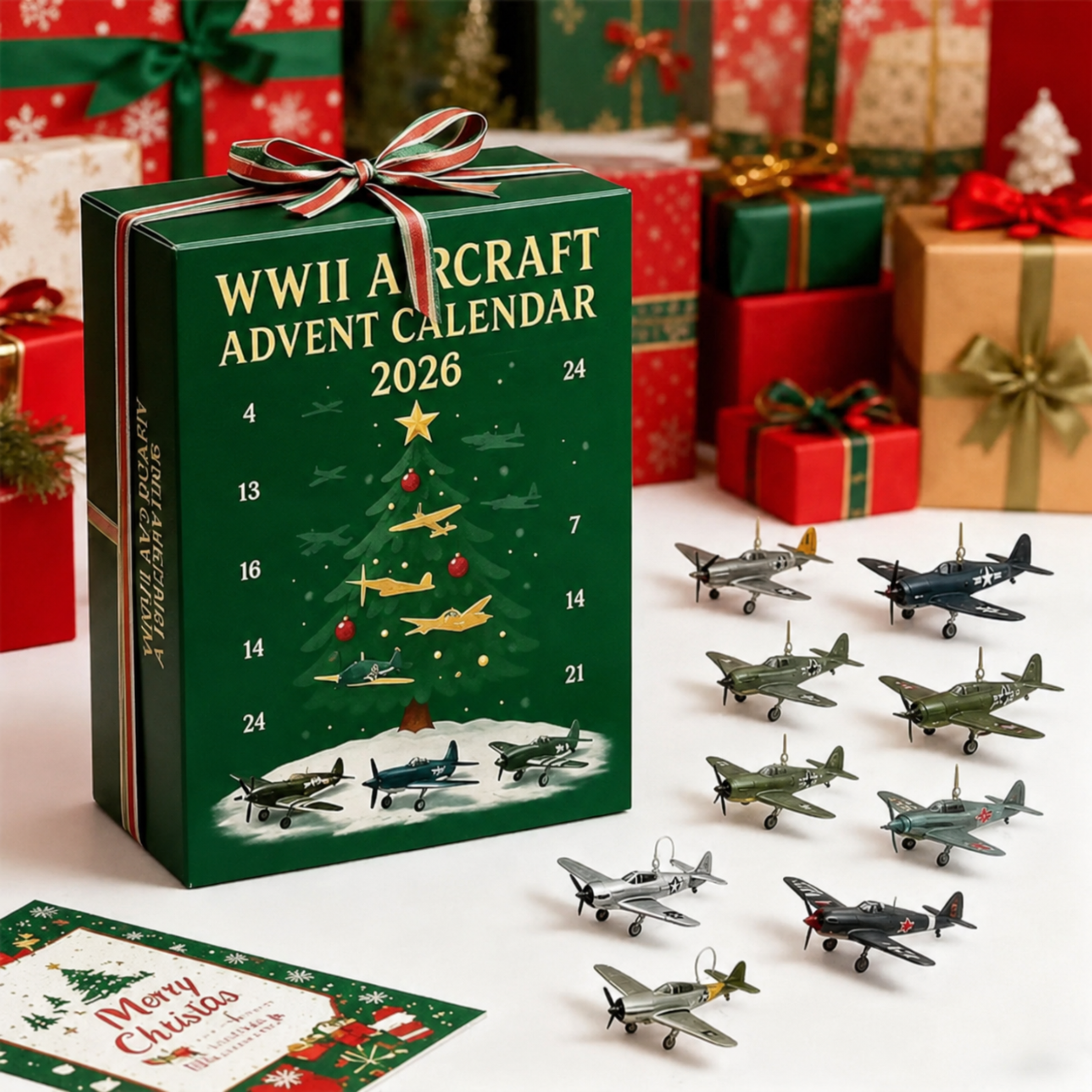 FrontDays™ adventskalender – historiska militärflygplan – bild 1