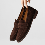 Élise | Retroloafers i mocka
