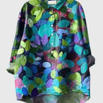 Produktbild – Valeria – Blus med Blommönster