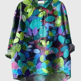 Produktbild – Valeria – Blus med Blommönster