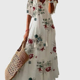 Produktbild – Amalia – Boho Vintage Sommarklänning