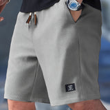 Eleganta stickade herrshorts