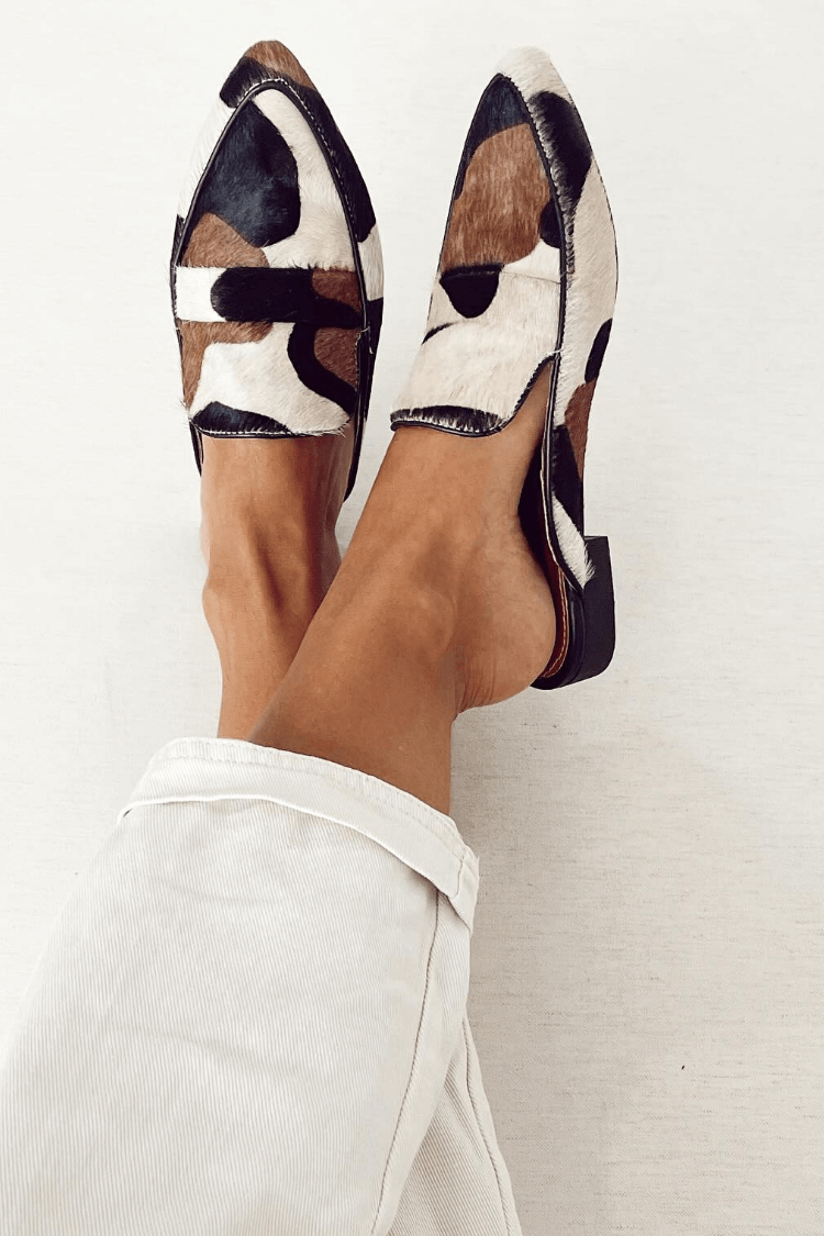 Isabelle | Eleganta tvåfärgade loafers