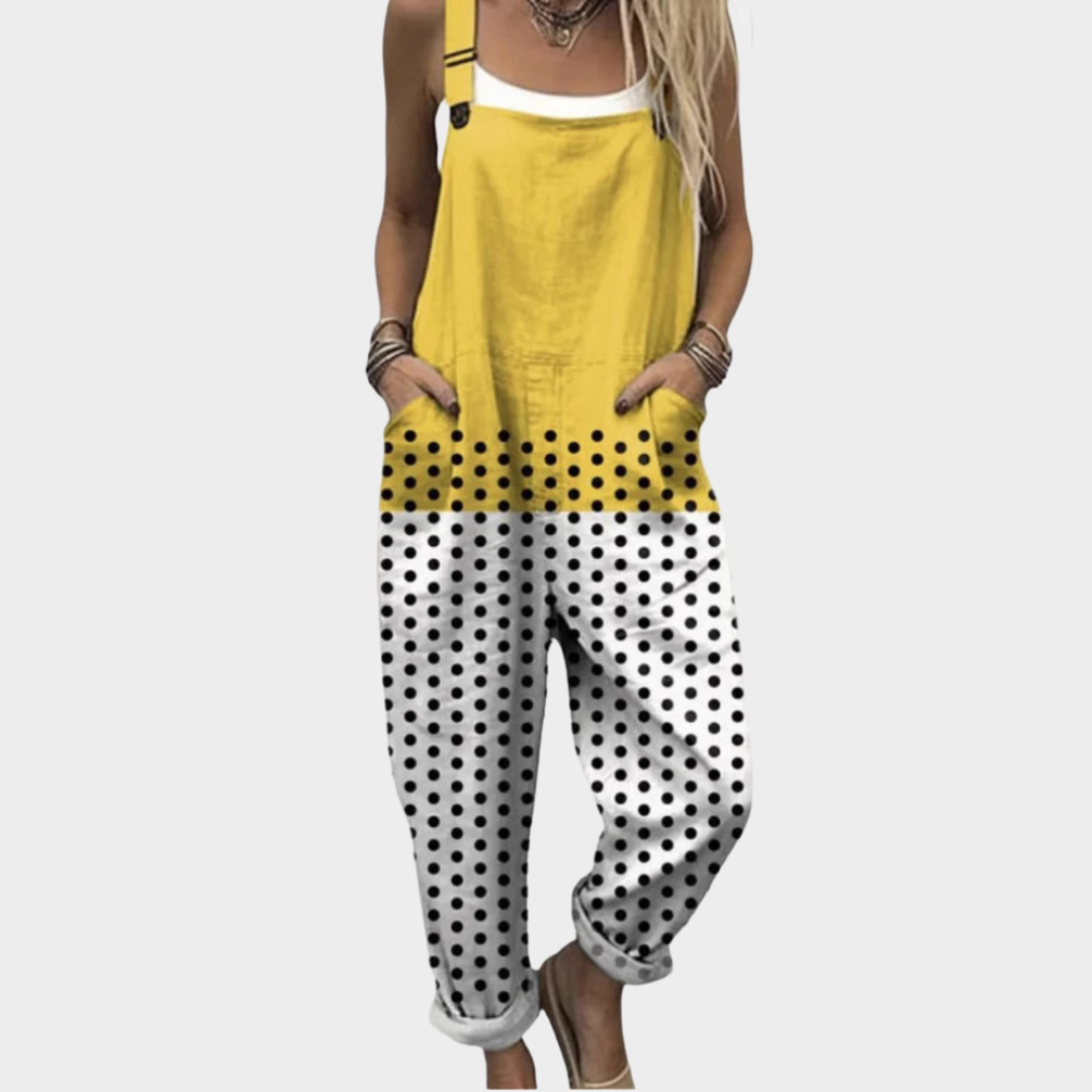 Alicia | Mönstrad bekväm jumpsuit