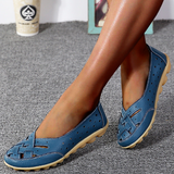 Eleganta loafers i ventilerande läder