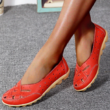 Eleganta loafers i ventilerande läder