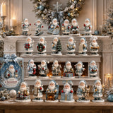 Frostiga jultomtar – adventskalender med 24 juldekorationer – bild 4
