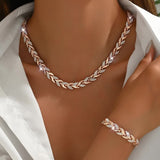 Produktbild – Elegant Rhinestone Fish Tail Set
