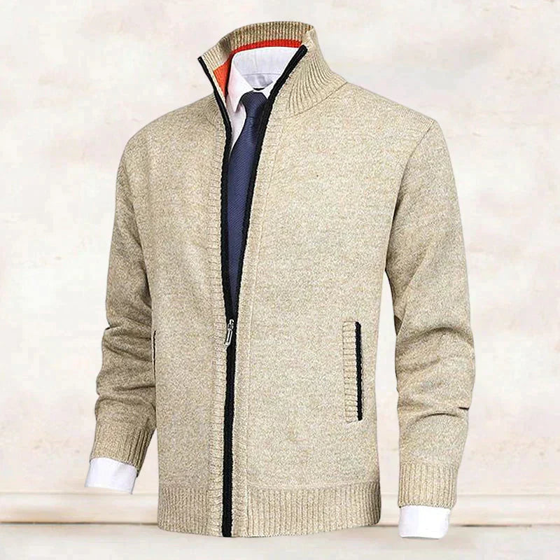 Långärmad cardigan för herr