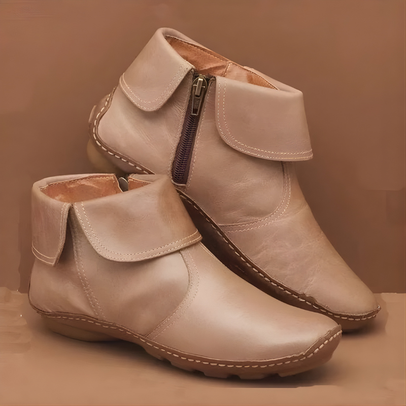 Charlotte | Bekväma ankelboots med dragkedja