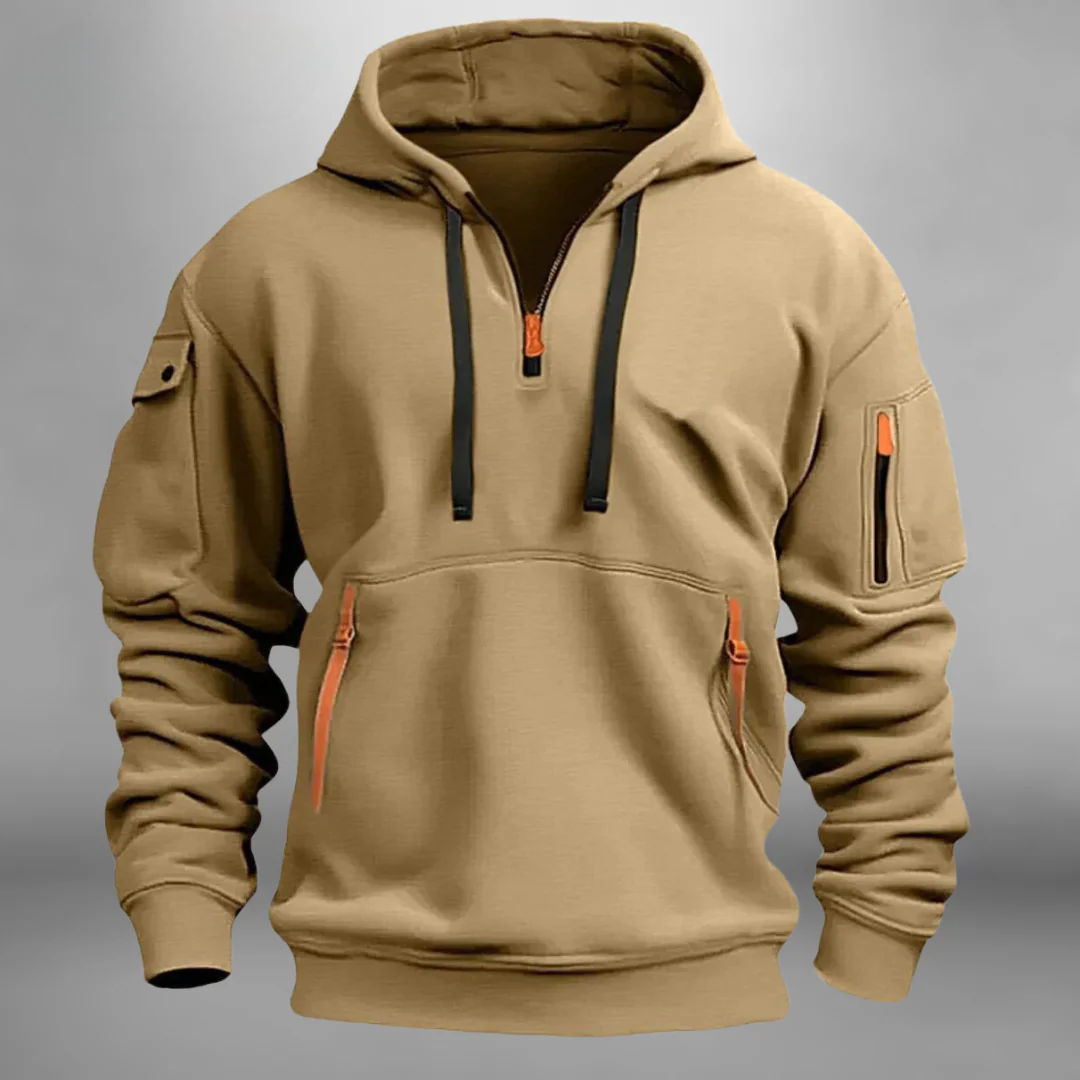 Mjuk hoodie för herr