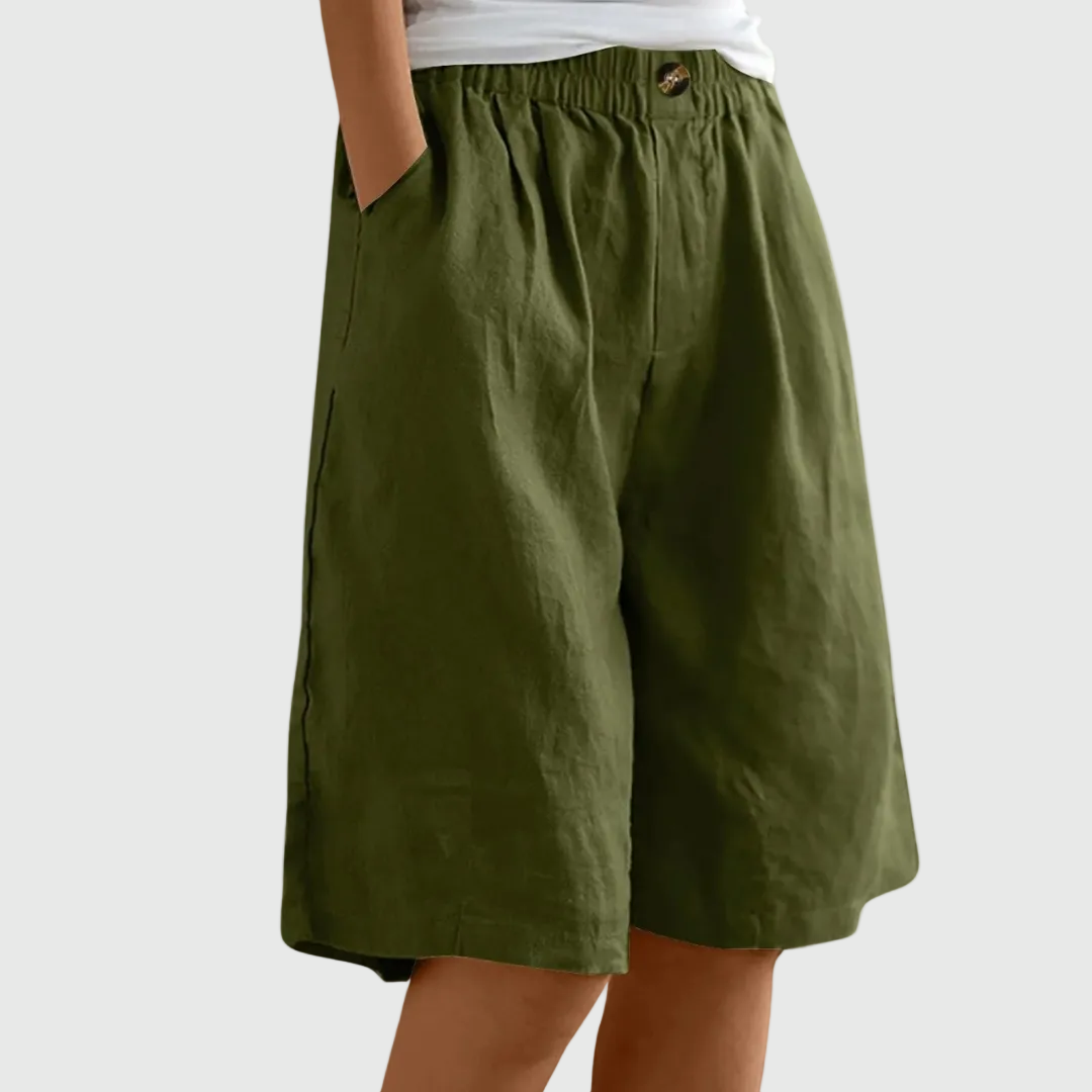 Ella | Vida shorts med resårmidja