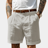 Eleganta bermudashorts i ventilerande bomull