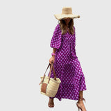 Produktbild – Sarah – Boho Maxi Klänning