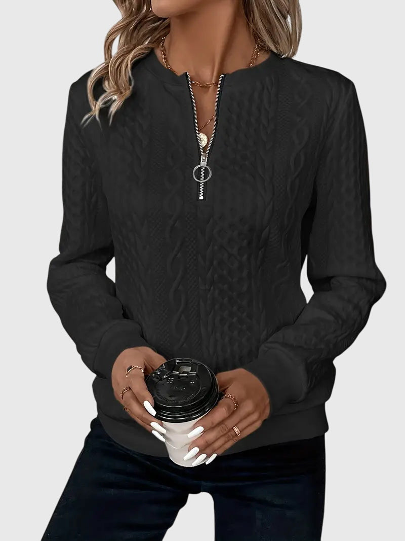 Produktbild – Nora – Med dragkedja blus